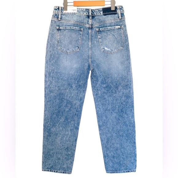 Insane Gene Stonewashed High Waist Ripped Boyfriend Jeans Size 11/29 - Picture 12 of 14